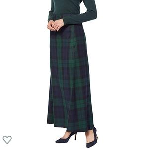 Pendleton long wool skirt
